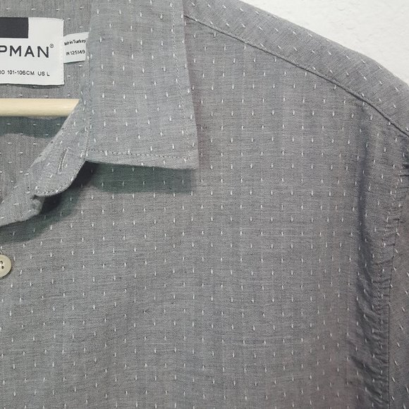 TOPMAN Men's Button Down Shirt - Picture 3 of 7